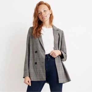 Madewell (NEW!!) Caldwell Plaid Oversized Blazer, NWOT, XS